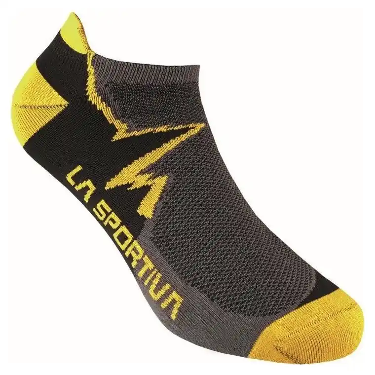 I lager La Sportiva Climbing Socks Carbon/Yellow