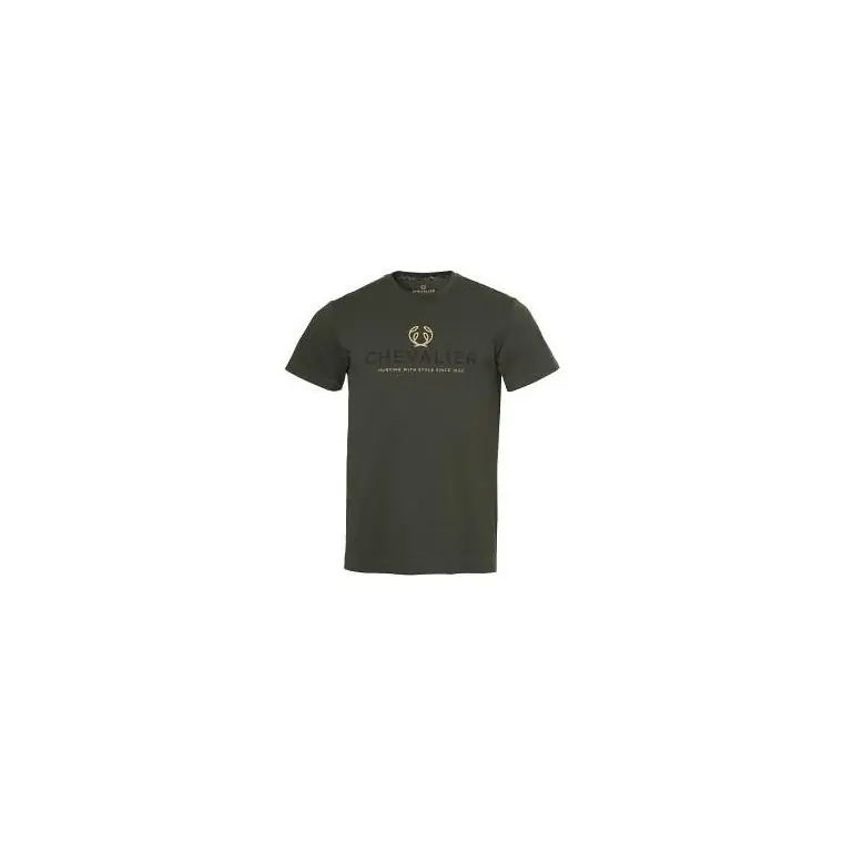 Chevalier Logo T-shirt Men Dark Green Beställ idag