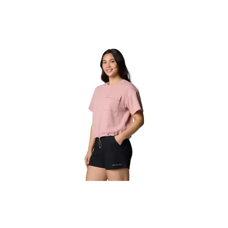 Columbia W Granite Point Knit SS Eraser Pink Erbjudande