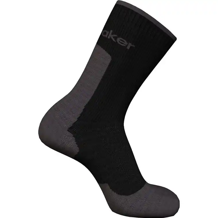 Icebreaker Men Merino Hike+ Light Crew Black/Obsidian Köp online