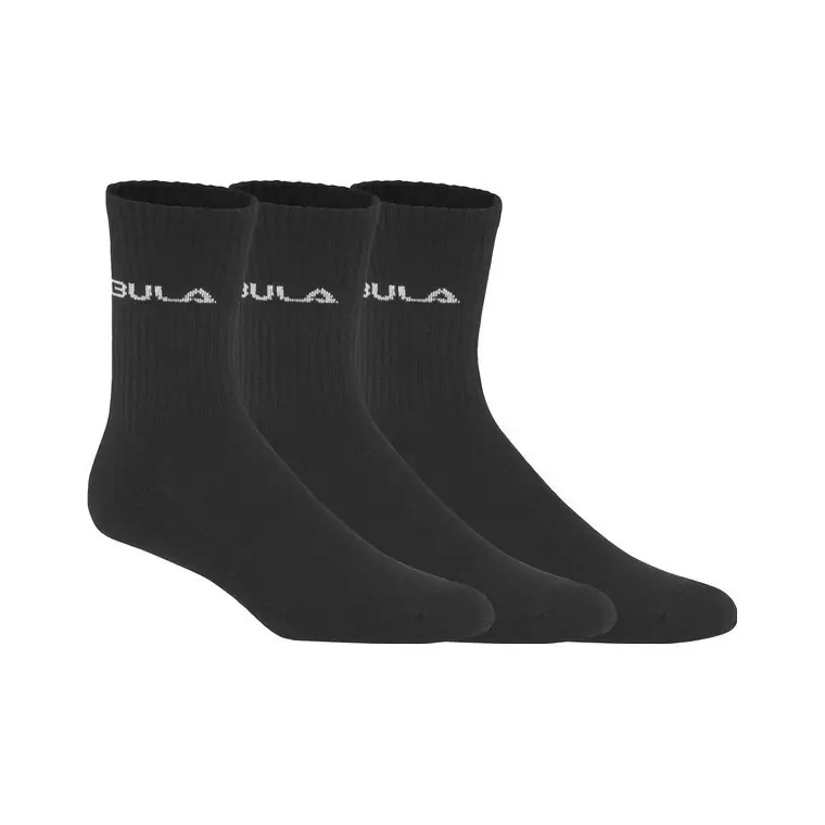 Bula Classic Socks 3pk Black Kampanj