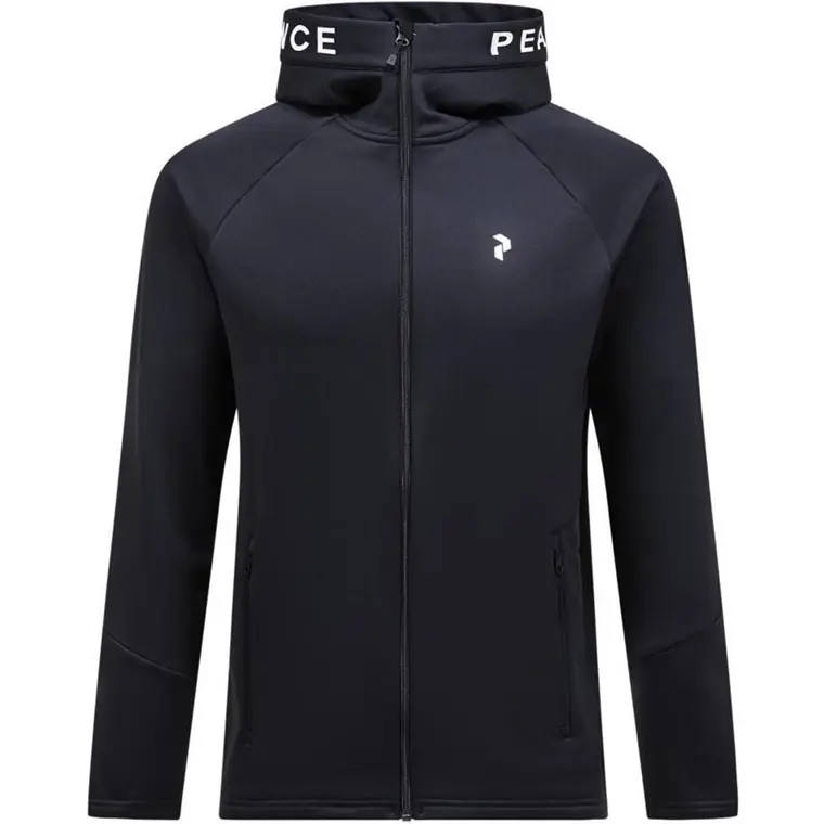 Peak Performance M Rider Zip Hood Black/Black Outlet