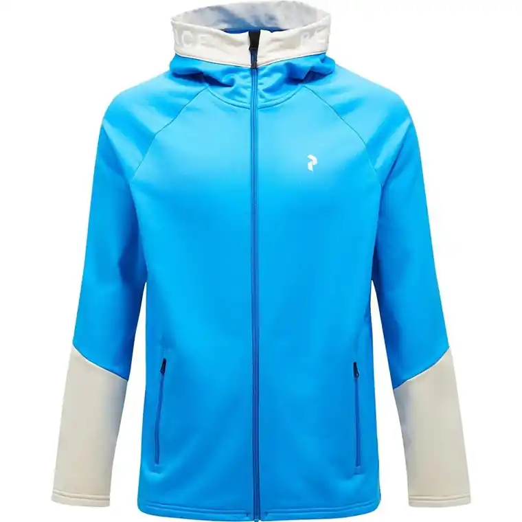 Erbjudandepris Peak Performance M Rider Zip Hood Brilliant Blue/Sand Fog