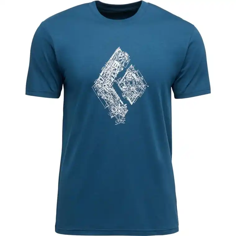 Black Diamond M Engineered Diamond Ss Tee Indigo Endast denna vecka
