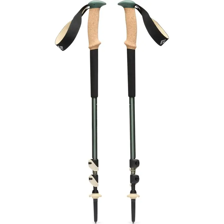 Beställ nu Black Diamond Trail Cork Trekking Poles Laurel Green