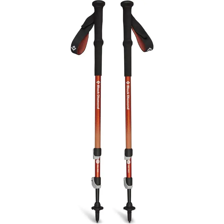 Säker betalning Black Diamond Trail Back Trekking Poles Burnt Sienna