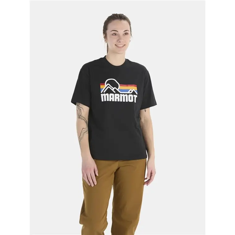 Marmot Wm's Coastal Tee SS Black/Multi Billig