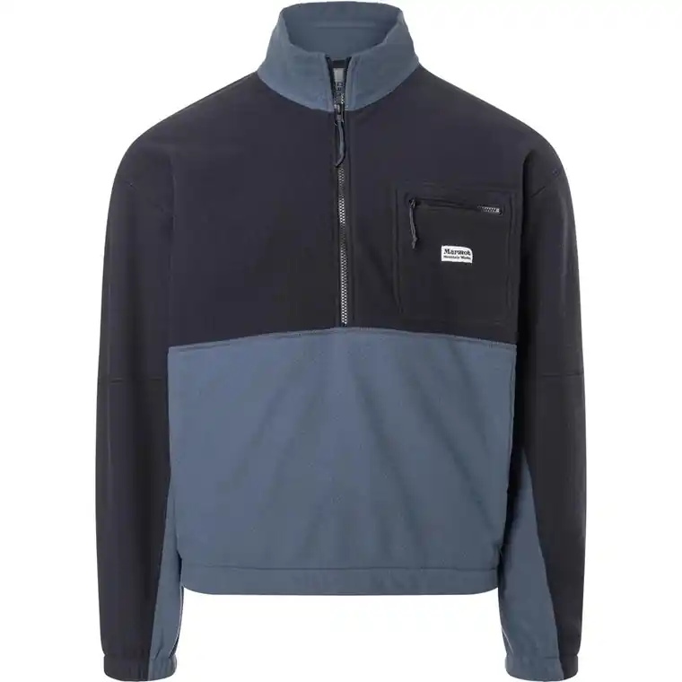 Billig Marmot Retro Rocklin 1/2 Zip Black/Thunderhead