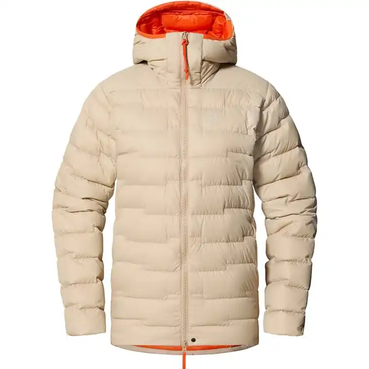 Haglöfs ROC Flash Down Hood Women Chalk Beige Snabb frakt
