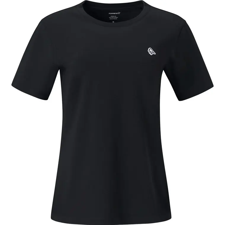 Billig Norrøna /29 Cotton Viking Patch T-Shirt W´s Caviar Black