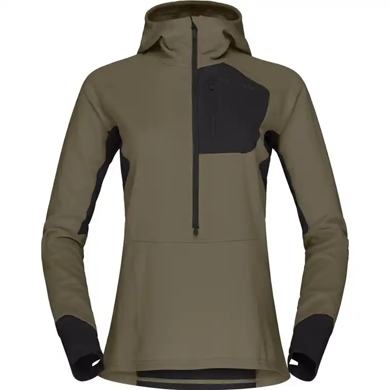 Beställ nu Norrøna Senja Warm1 Hood W´s Olive Night