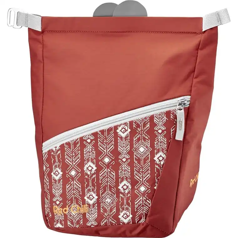 Säker betalning Red Chili Chalk Bag Boulder Reactor Red