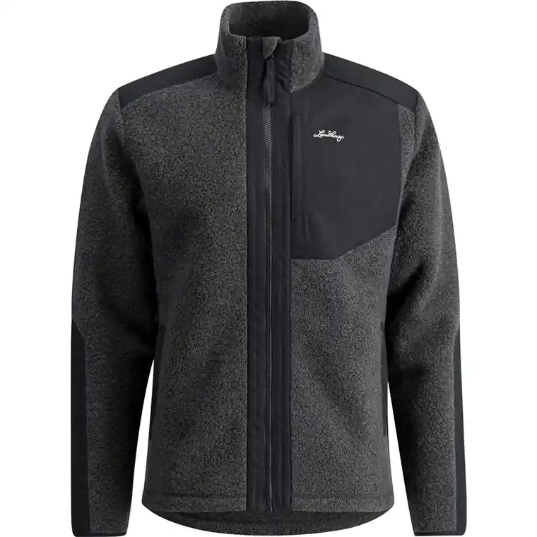 Lundhags Saruk Wool Pile Mid Full Zip M Charcoal Handla nu