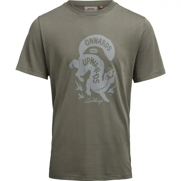 Endast denna vecka Lundhags Järpen Printed T-shirt M Aloe Green
