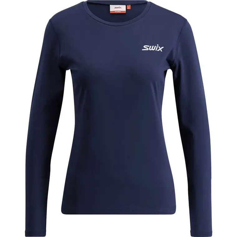 I lager Swix Pace NTS Long Sleeve Baselayer Top W Dark Navy
