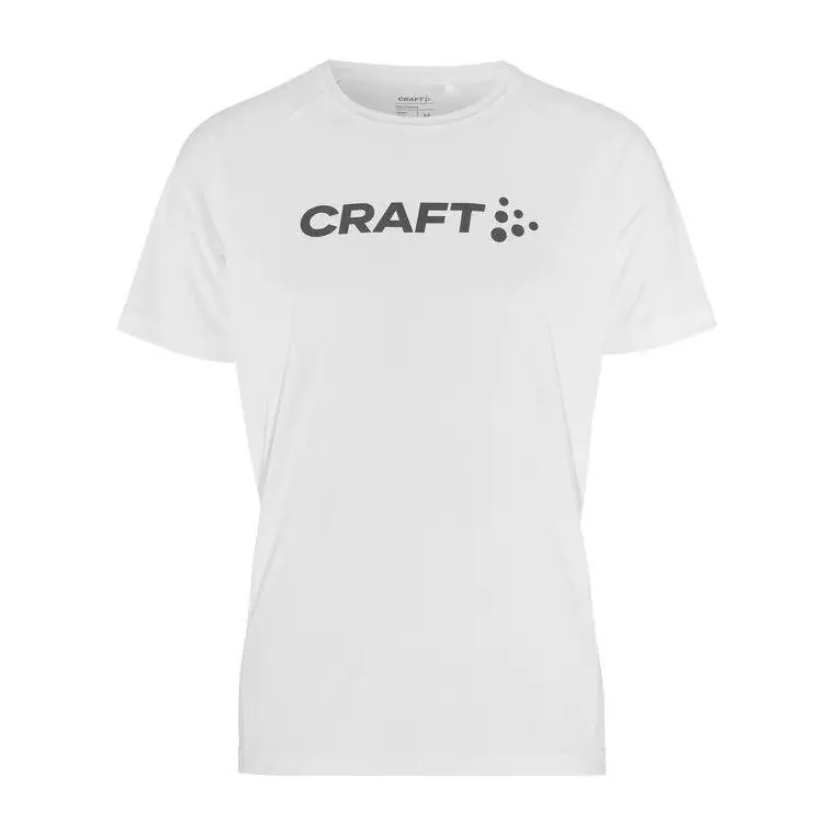 Billig Craft CORE ESSENCE LOGO TEE M White/Granite