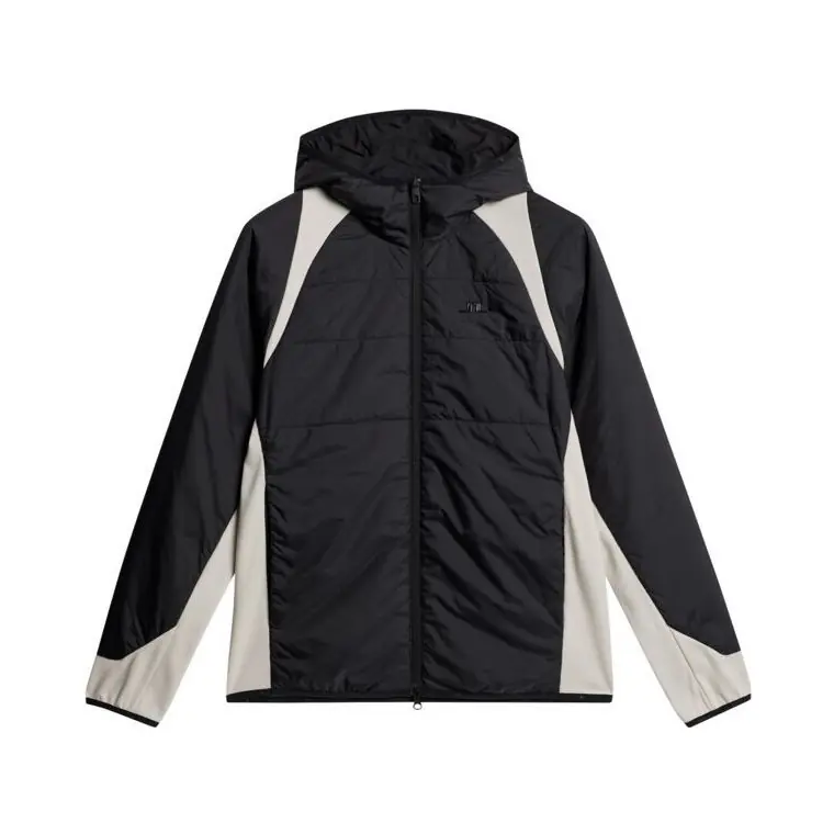 J.Lindeberg Scott Hybrid Hood Colorblock Black Nyhet