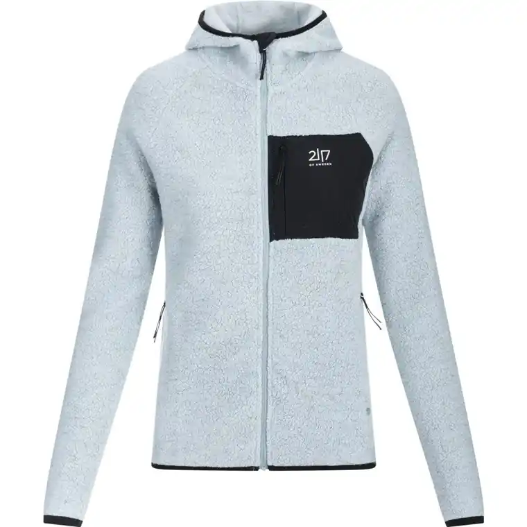 2117 of Sweden Skord Pile Hoodie D Ice Blue Köp online