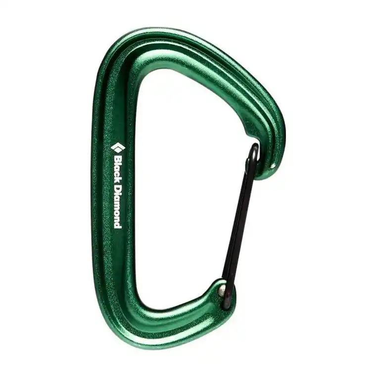 Black Diamond Litewire Carabiner Green Sänkt pris