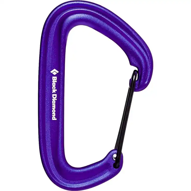 Black Diamond Litewire Carabiner Purple Rabatt