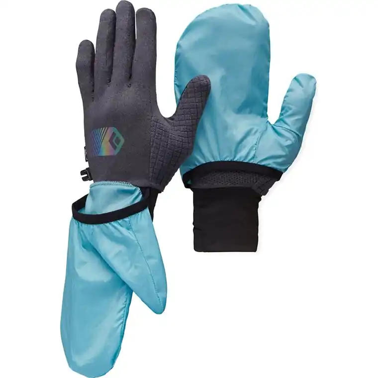 Begränsat antal Black Diamond Deploy Wind Hood Gloves Carbon-Glacier