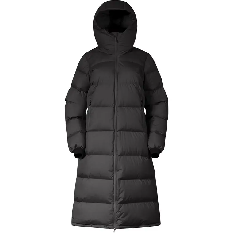Bergans Oslo Down Long Coat Women Black Erbjudande