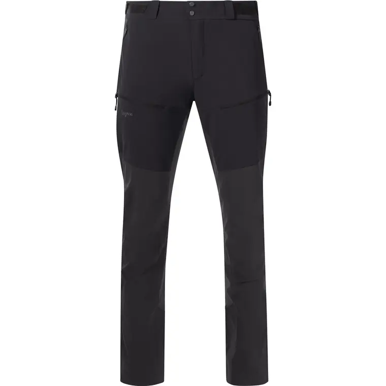 Bergans Rabot Softshell Pants Men Black/Dark Shadow Grey Erbjudande
