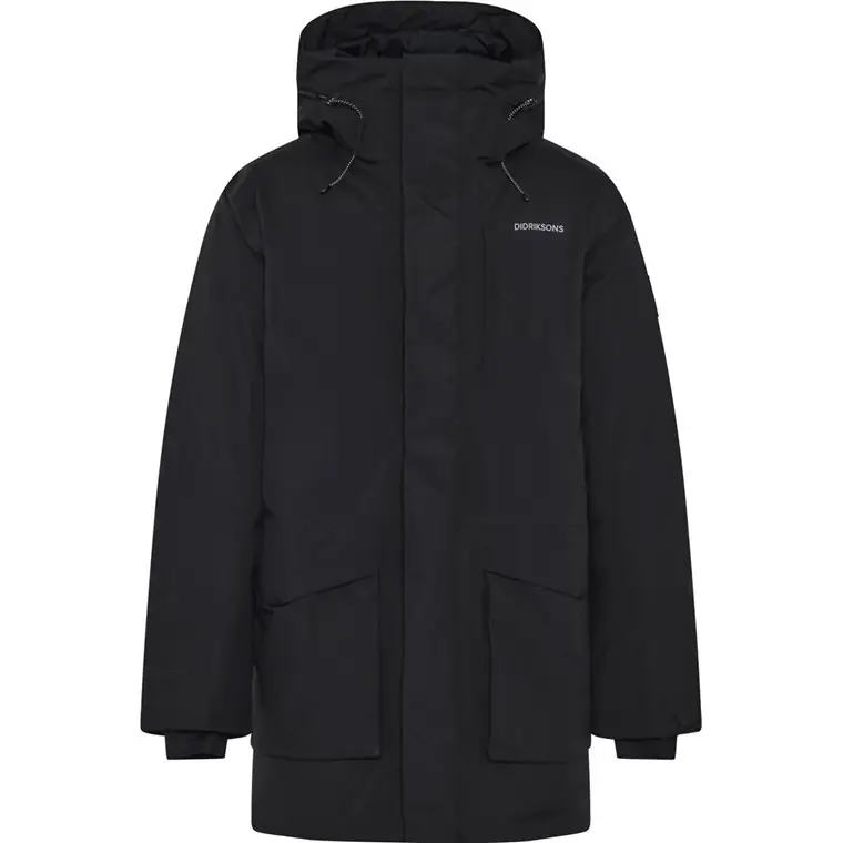 Didriksons Akilles Usx Parka 2 Black Erbjudandepris