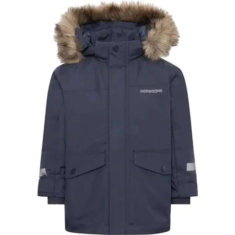 Populär Didriksons Bjärven Kids Parka 4 Navy