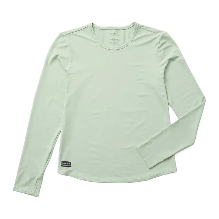 Erbjudandepris Saucony Stopwatch Long Sleeve Women Aloe Heather