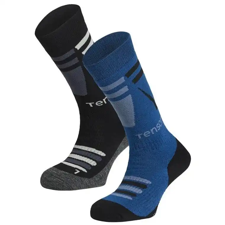Endast denna vecka Tenson Core Ski Sock 2-Pack Blue Sapphire