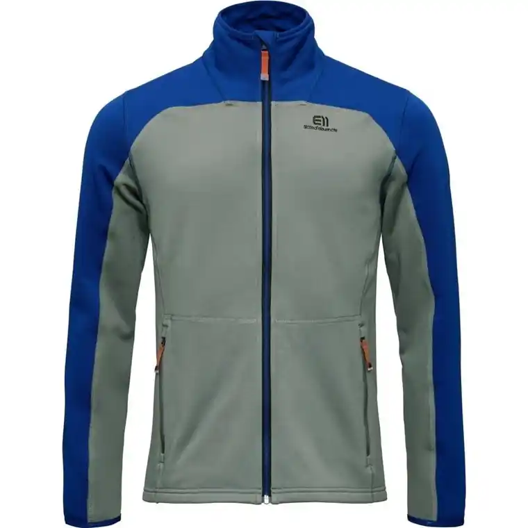 Rabatter Elevenate Men's Skiers Fleece Zip Gray Green