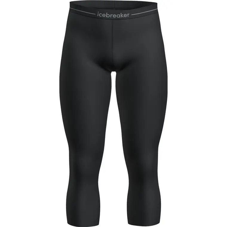 Icebreaker Men Merino 200 Oasis 3/4 Leggings Black Nedsatt pris