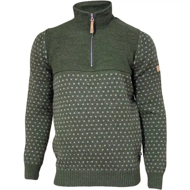 Erbjudandepris Ivanhoe Sverre half zip Loden Green
