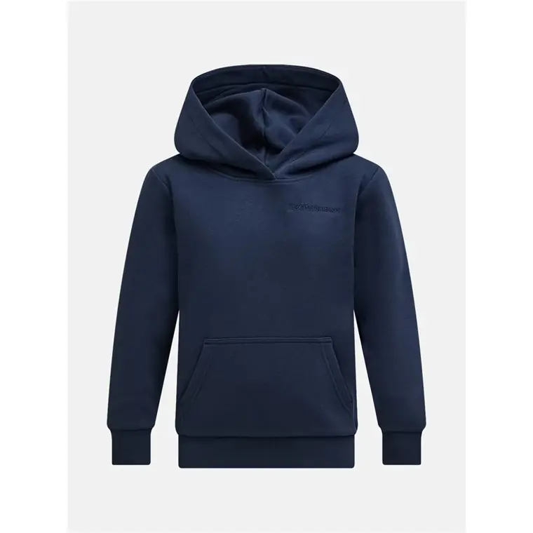 Peak Performance Jr Original Small Logo Hood Blue Shadow I lager