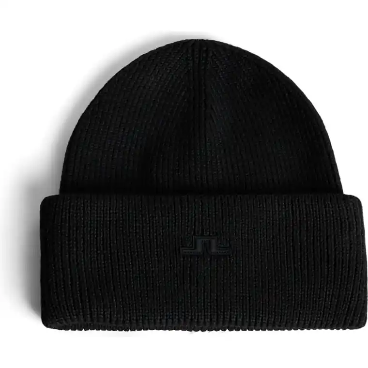 J.Lindeberg Karlos Beanie Black Nedsatt pris
