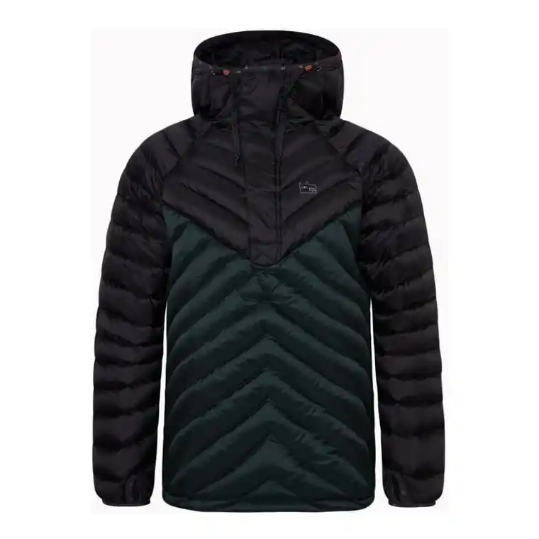 Bästa pris Varg M Övik Down Anorak Emerald Green And Carbon Black