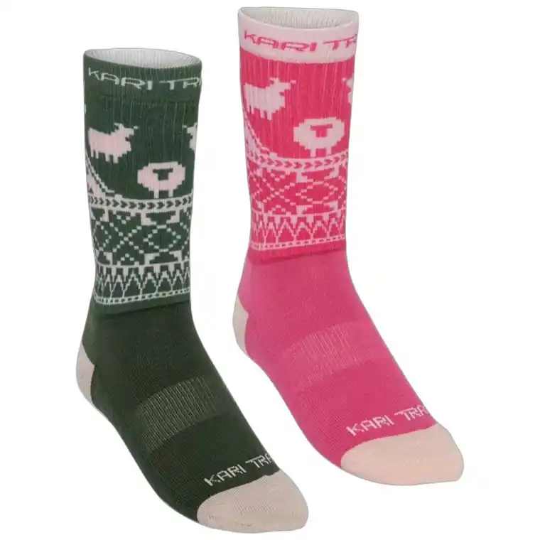 Outlet Kari Traa Puffin Sock 2Pk Pink