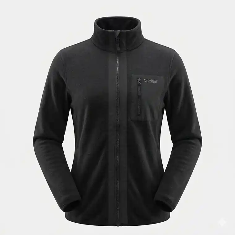 Nordfjell The FZ Fleece Jacket Women Black Premium