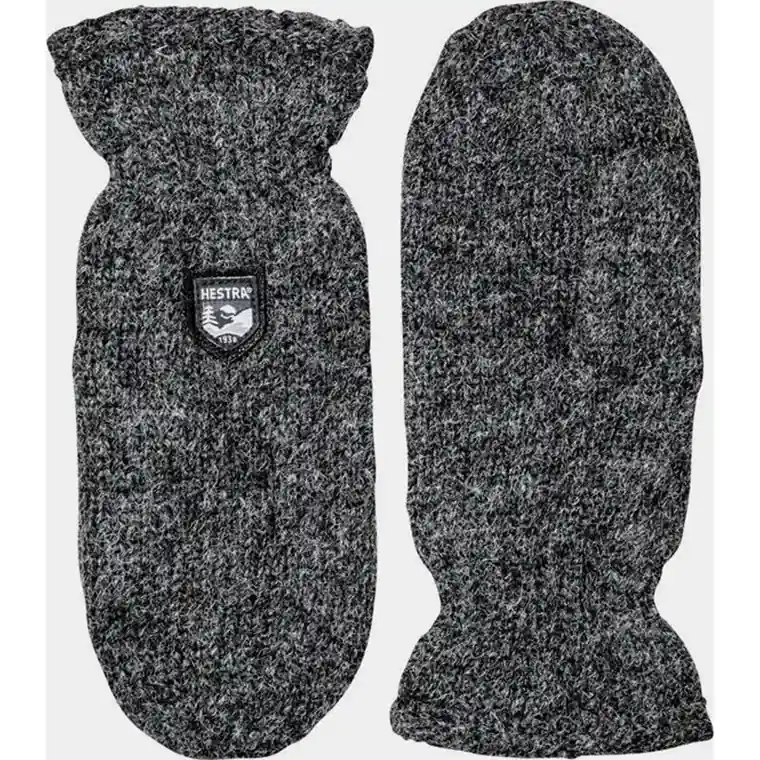 Hestra Basic Wool Mitt Charocoal Kampanjpris