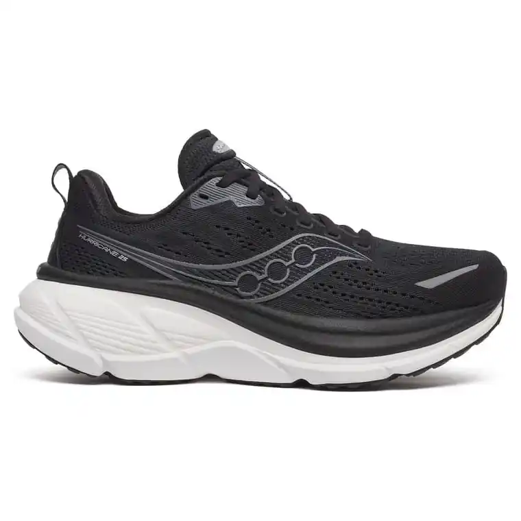 Snabb leverans Saucony Hurricane 25 Dam Black/White