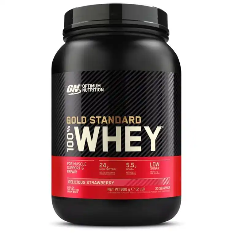 Endast denna vecka Optimum Nutrition 100% Whey Gold Std, ca 900 g, Proteinpulver