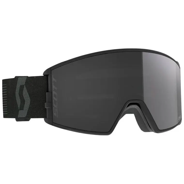 Trygg betalning Scott React Mineral Black/Amp Black Chrome S3
