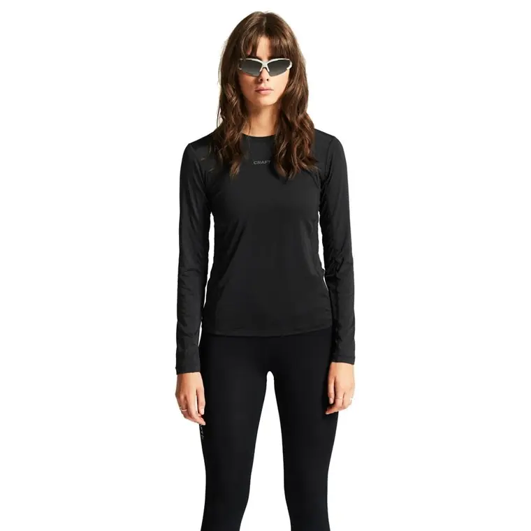 Craft Adv Essence Ls Tee 2 W Flint risnedsättning