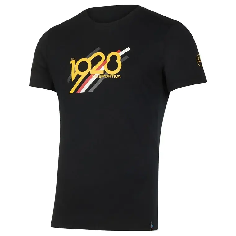 Beställ nu La Sportiva Since 1928 T-Shirt M Black/Yellow