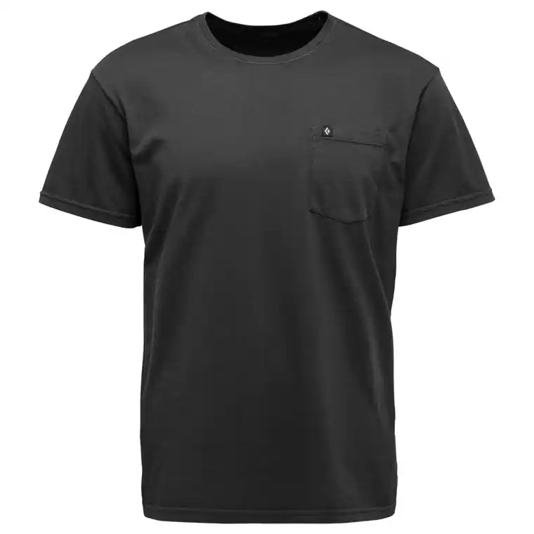 Black Diamond M Diamond Patch Ss Pocket Tee Black Sänkt pris