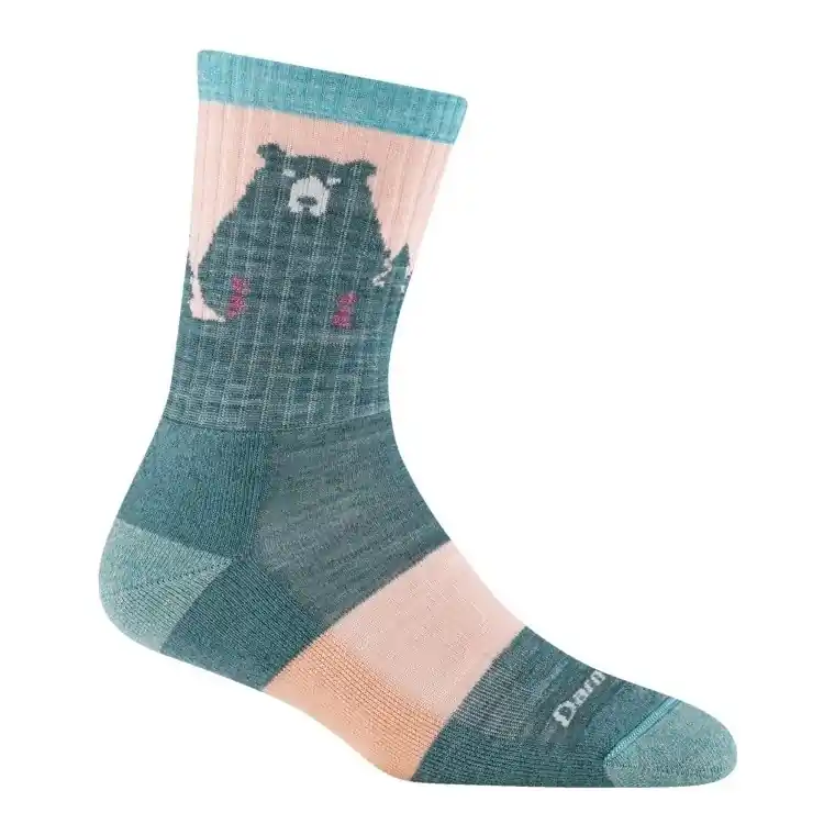 Darn Tough Bear Town Micro Crew Light Cushion Quartz Kampanj