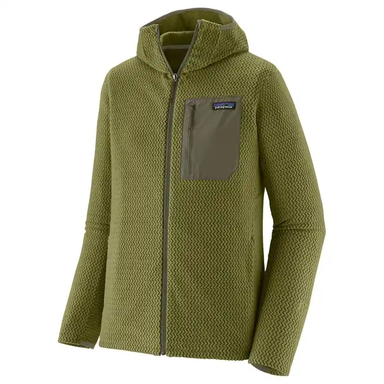 Patagonia M's R1 Air Full-Zip Hoody Caper Green Sista chansen