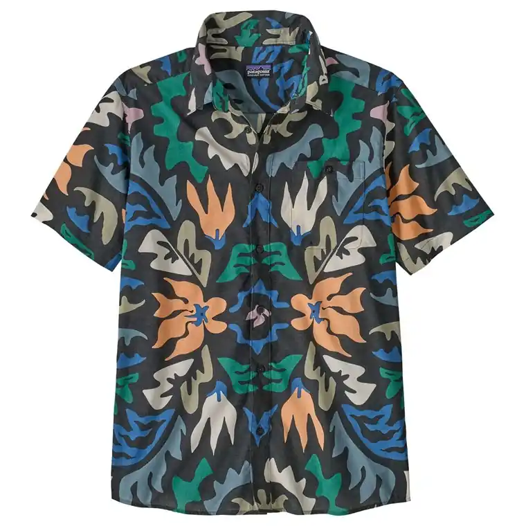 Rea Patagonia M's Go To Shirt Kaleido: Black