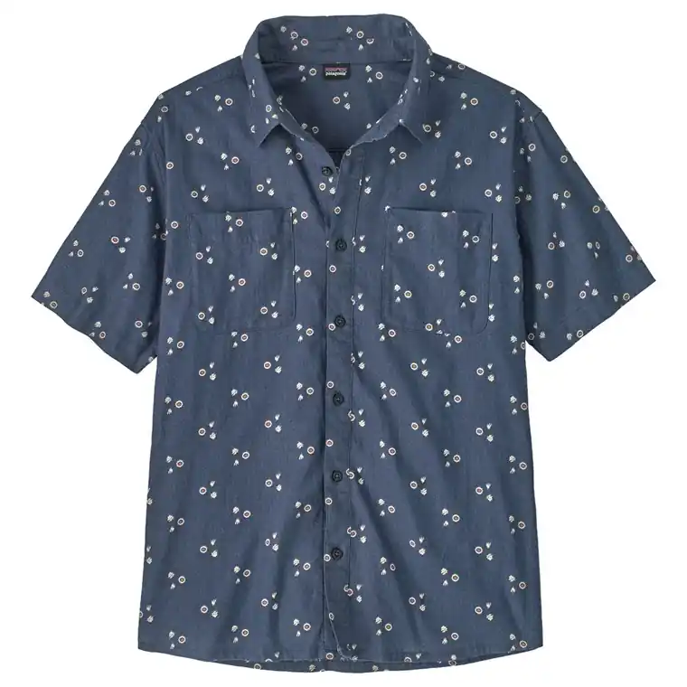 Endast idag Patagonia M's Back Step Shirt Bouquet: Dolomite Blue